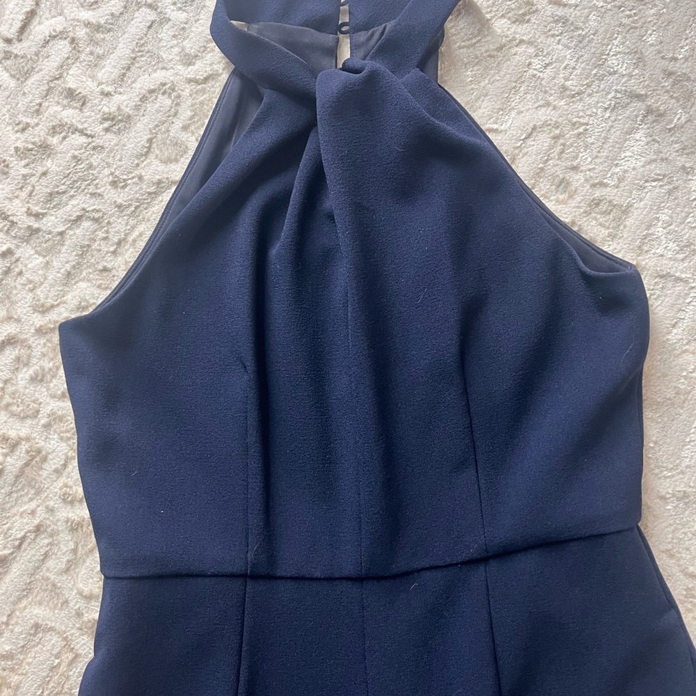 Julia Jordan Classic Navy Jumpsuit with pockets size 8 - Picture 3 of 4
